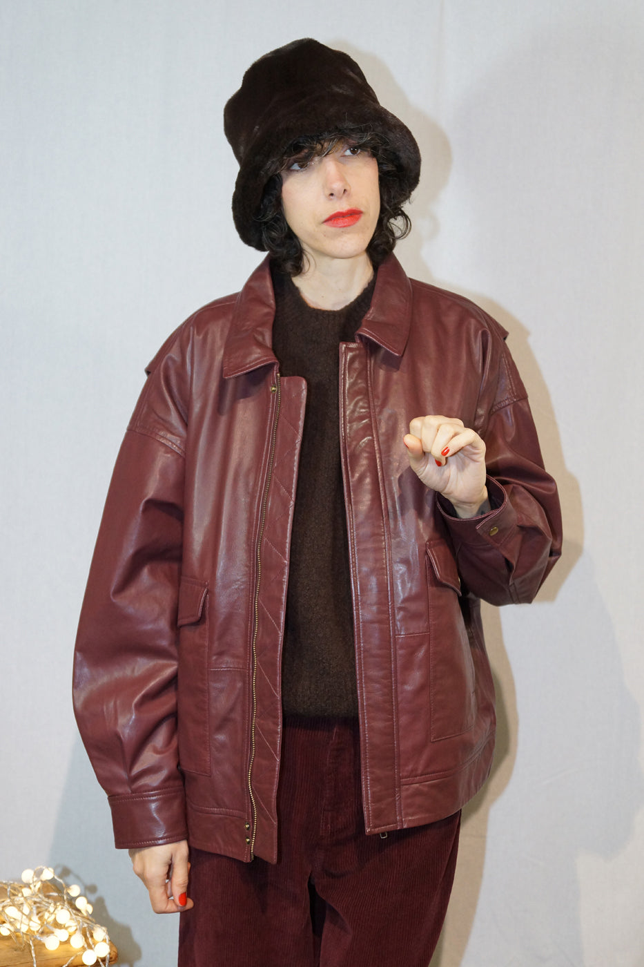 Belle Pièce Blouson Edgar Burgundy