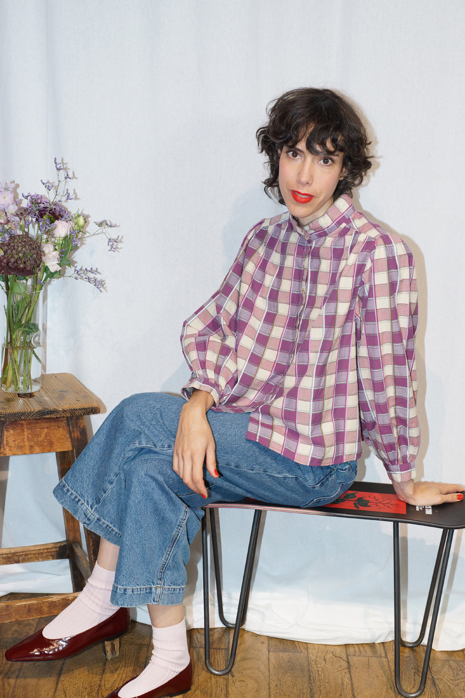 Belle Pièce Blouse Milton Wine