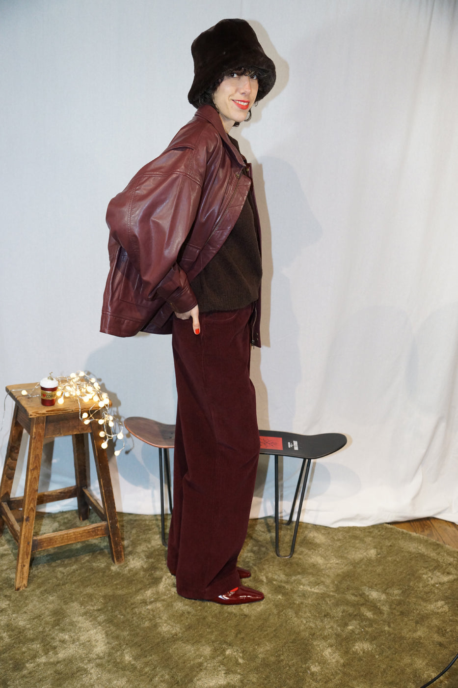 Belle Pièce Blouson Edgar Burgundy