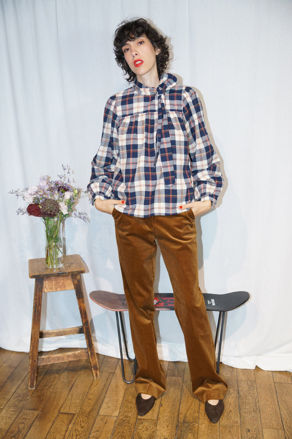 Belle Pièce Blouse Edward Navy