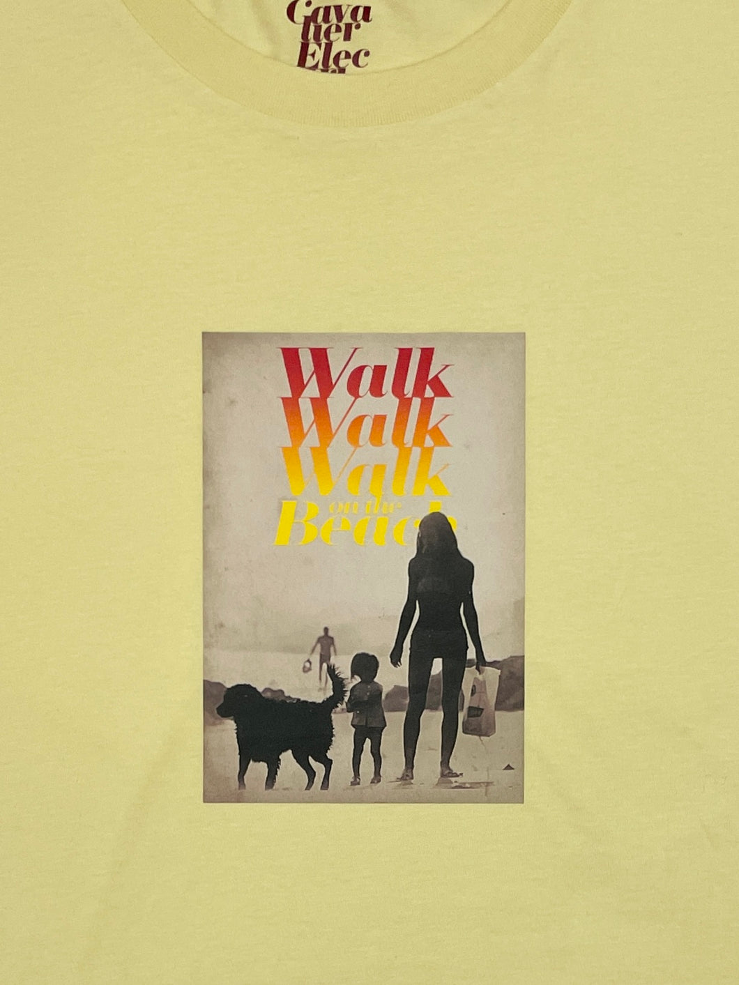 Cavalier Electrique Tee Ample Walk On The Beach Butter