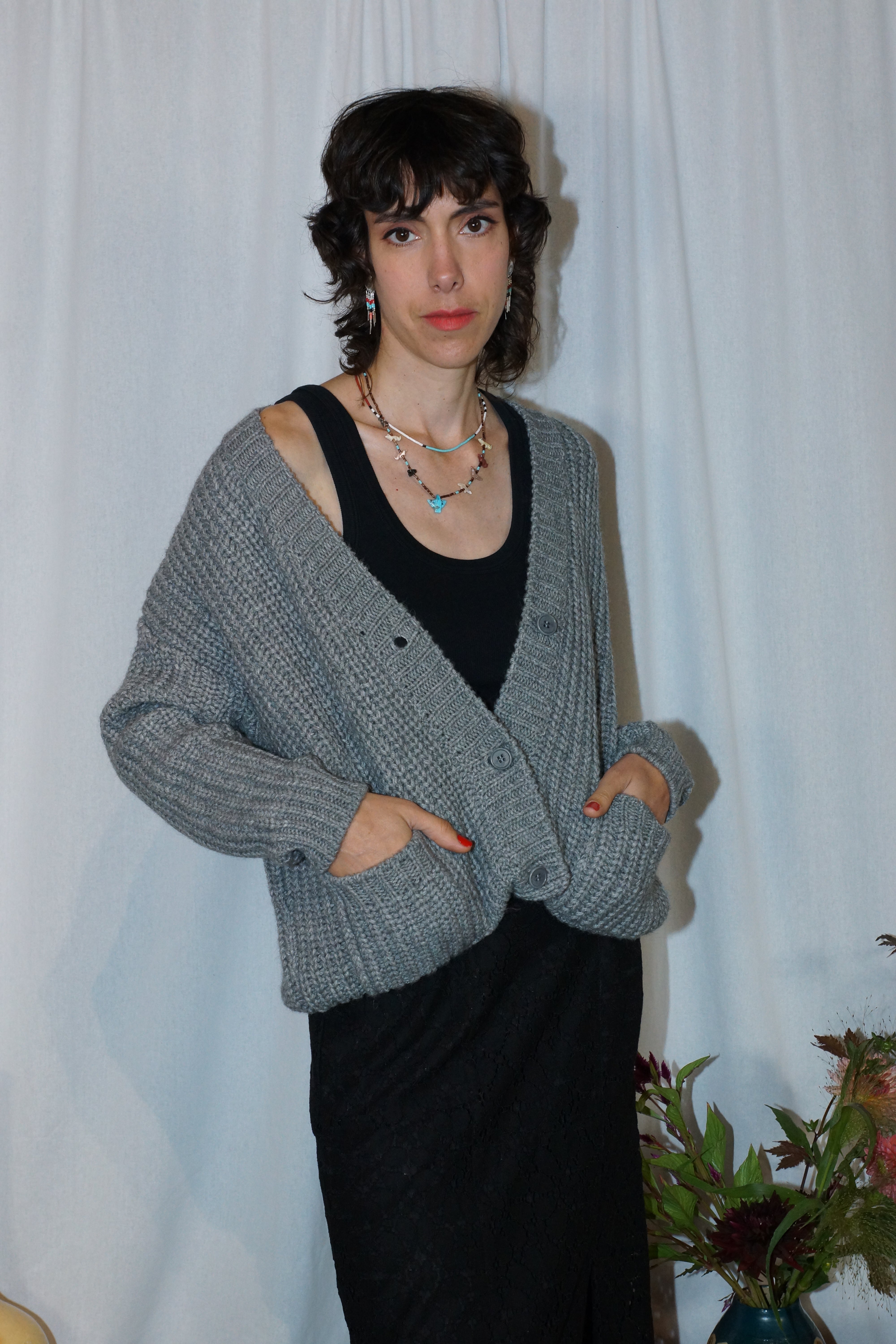 Masscob Cardigan Cortland Grey