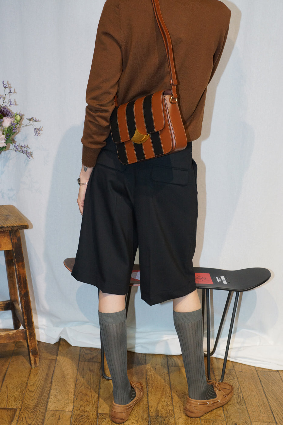 Sessun Sack Diviluz Black Brown Stripes
